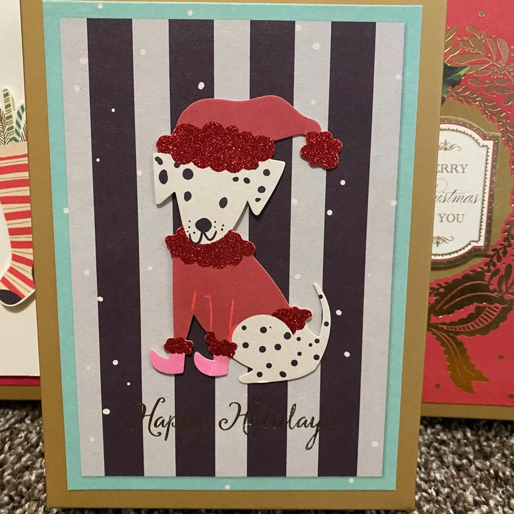 New Sealed Anna Griffin 5 sets (50ct) handmade Holiday Cards Envelopes Christmas